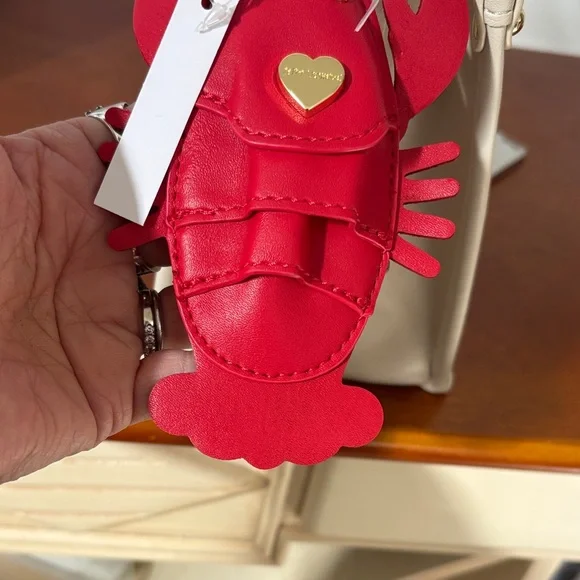 Betsey Johnson Navy and White Striped Mini Bag - Picture 6 of 10